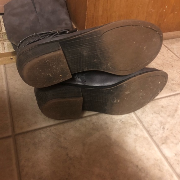 Maurice’s grey tall riding boots, 7 - Picture 5 of 6